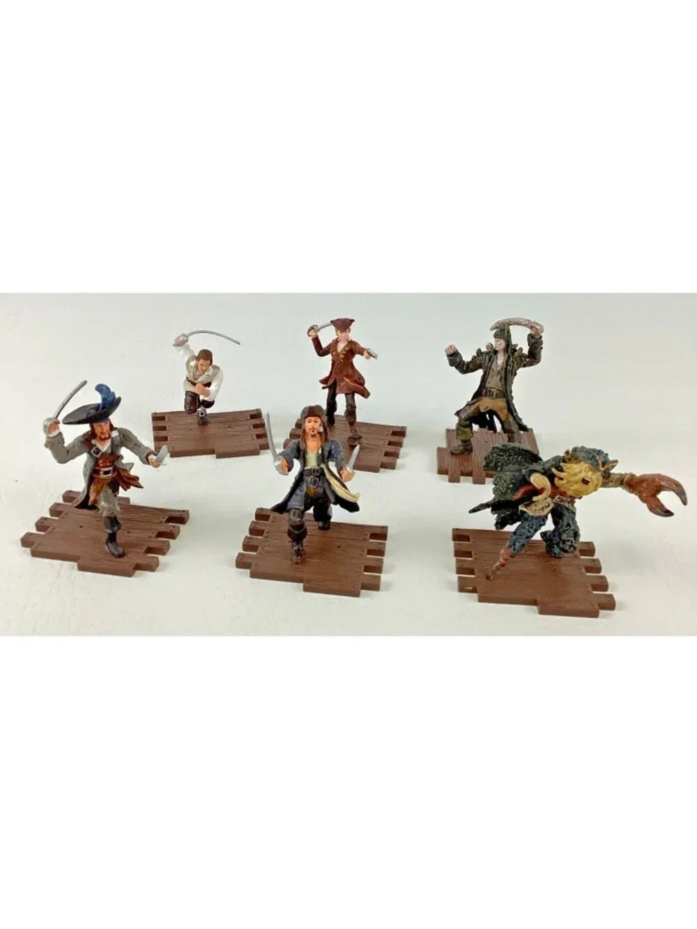 Disney Pirates Caribbean Dead Man Chest Figure Bootstrap Jack Sparrow Davy Jones